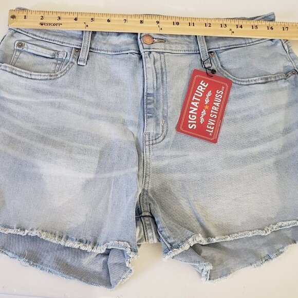 Levi's Strauss High Rise Shorts size 14 W32 NWT - Picture 6 of 9